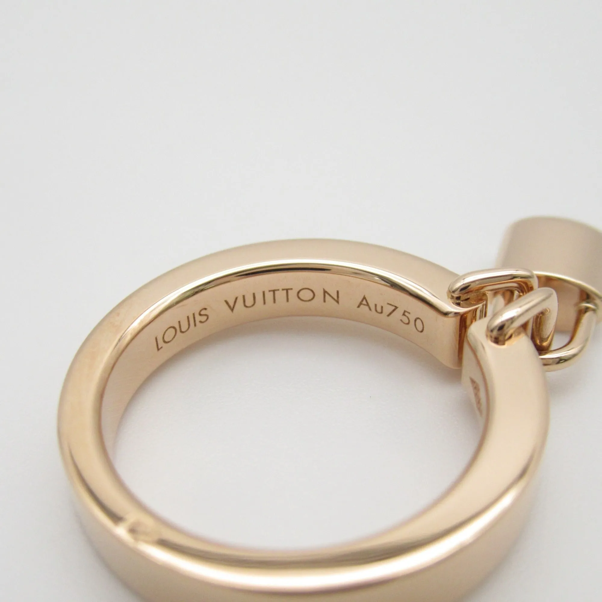 Trendy Inspired Louis Vuitton Bar Lock It Ring Pm Ring Gold K18pg[rose Gold] Gold