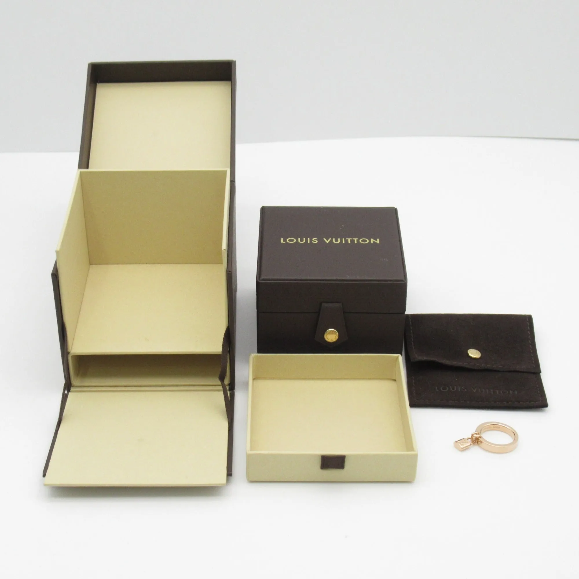 Trendy Inspired Louis Vuitton Bar Lock It Ring Pm Ring Gold K18pg[rose Gold] Gold