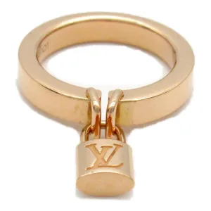 Trendy Inspired Louis Vuitton Bar Lock It Ring Pm Ring Gold K18pg[rose Gold] Gold