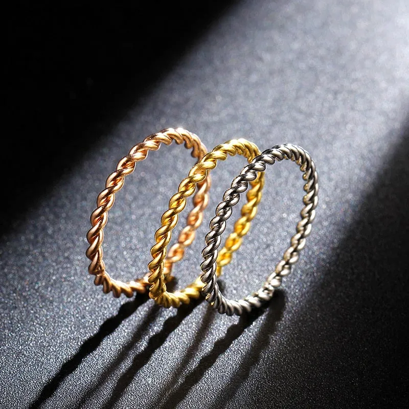 Trendy Rope Lace Ring for Women