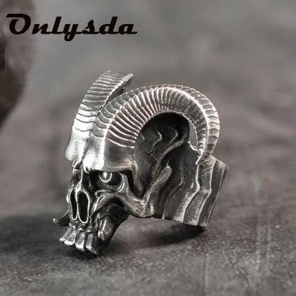 Unique Satanic Demon Sorath Skull Ring