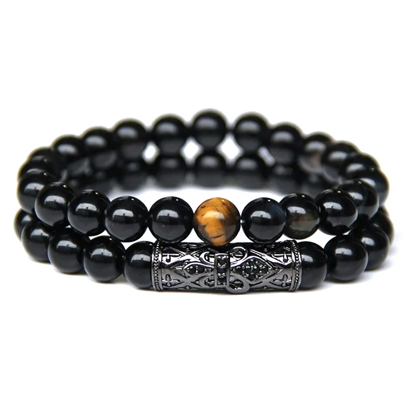 Unisex Natural Beaded Bracelet / Alternative Fashion Jewelry / Stylish Hand Accessories
