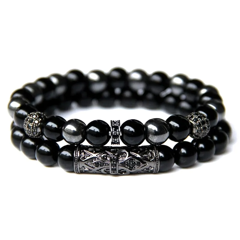 Unisex Natural Beaded Bracelet / Alternative Fashion Jewelry / Stylish Hand Accessories