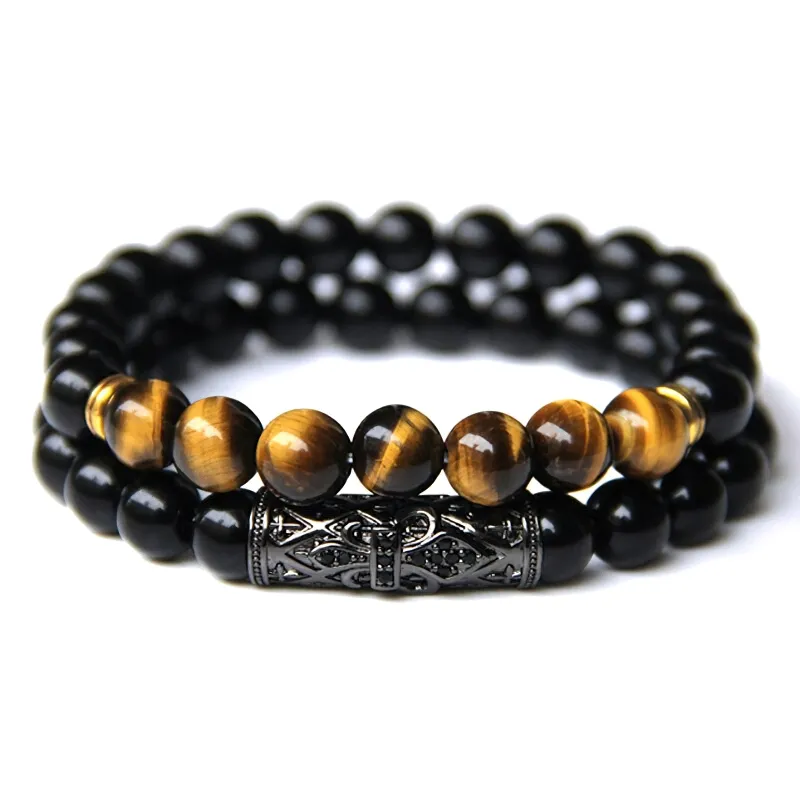 Unisex Natural Beaded Bracelet / Alternative Fashion Jewelry / Stylish Hand Accessories