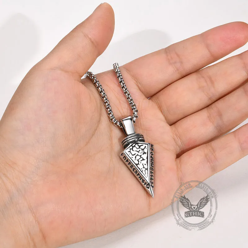 Viking Spear Head Stainless Steel Pendant