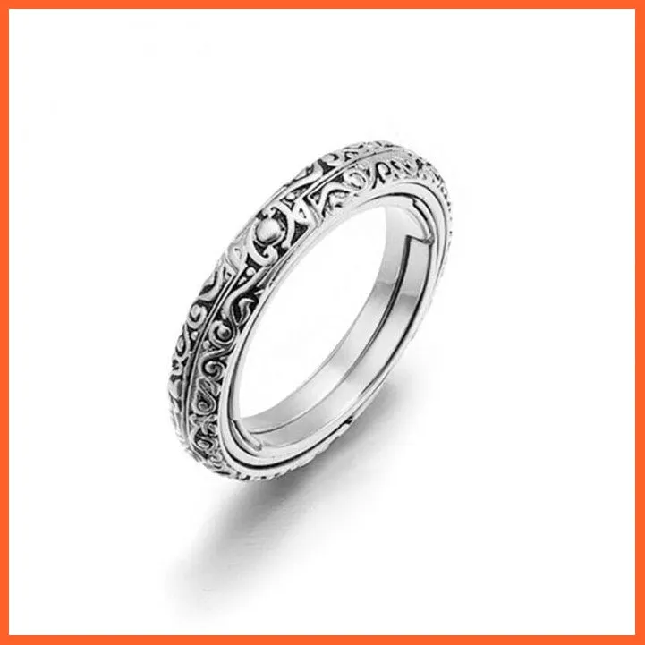 Vintage Astronomical Ball Rings For Women Men | Creative Complex Rotating Cosmic Finger Ring