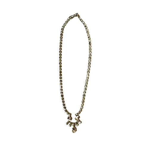 Vintage Crystal Statement Necklace