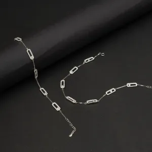 Vritti Cubic Zirconia Anklets