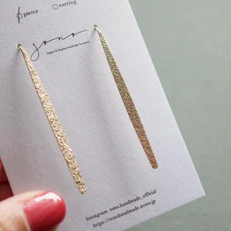 Wire Hook Pierced Earrings