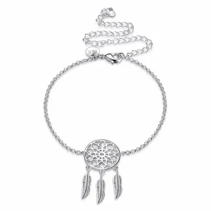 Women’s Fashion Foot Chain, Silver Color Anklets, Casual Jewelry for Girls