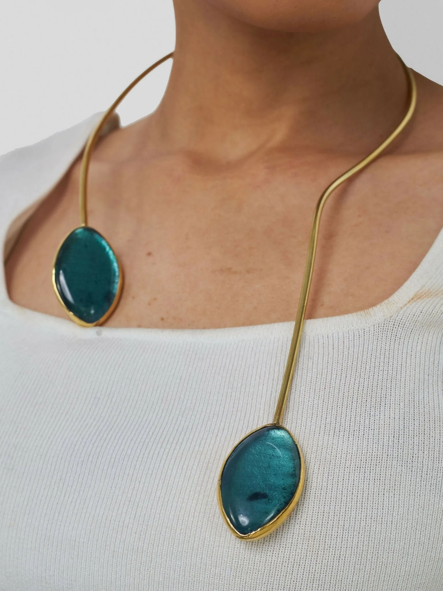 Zuru Statement Necklace - Blue